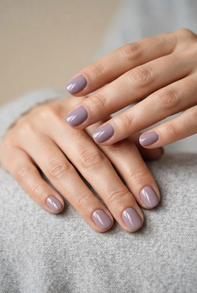 11. Soft Lavender Nails