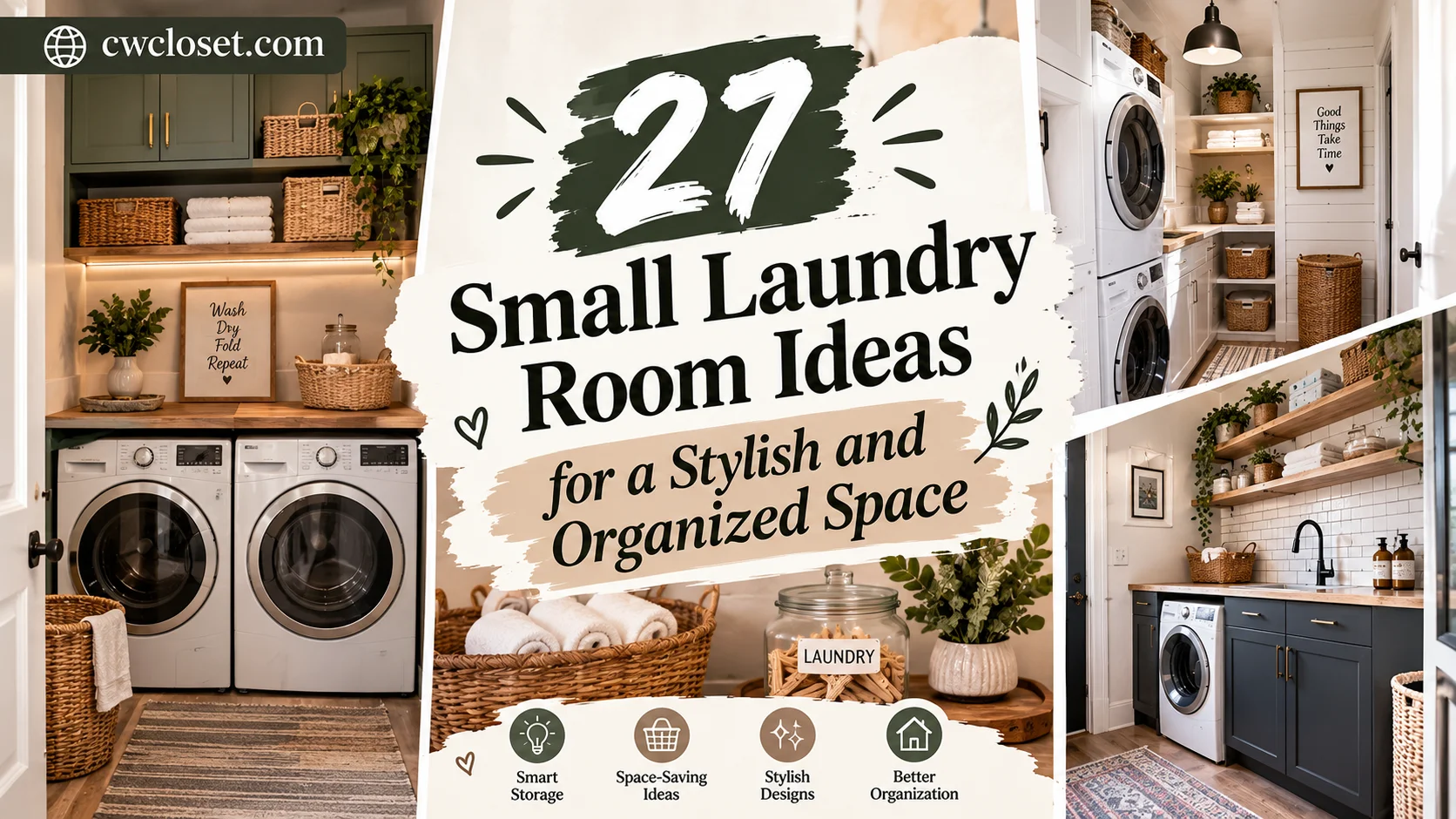 27 Small Laundry Room Ideas for a Stylish and Organized Space