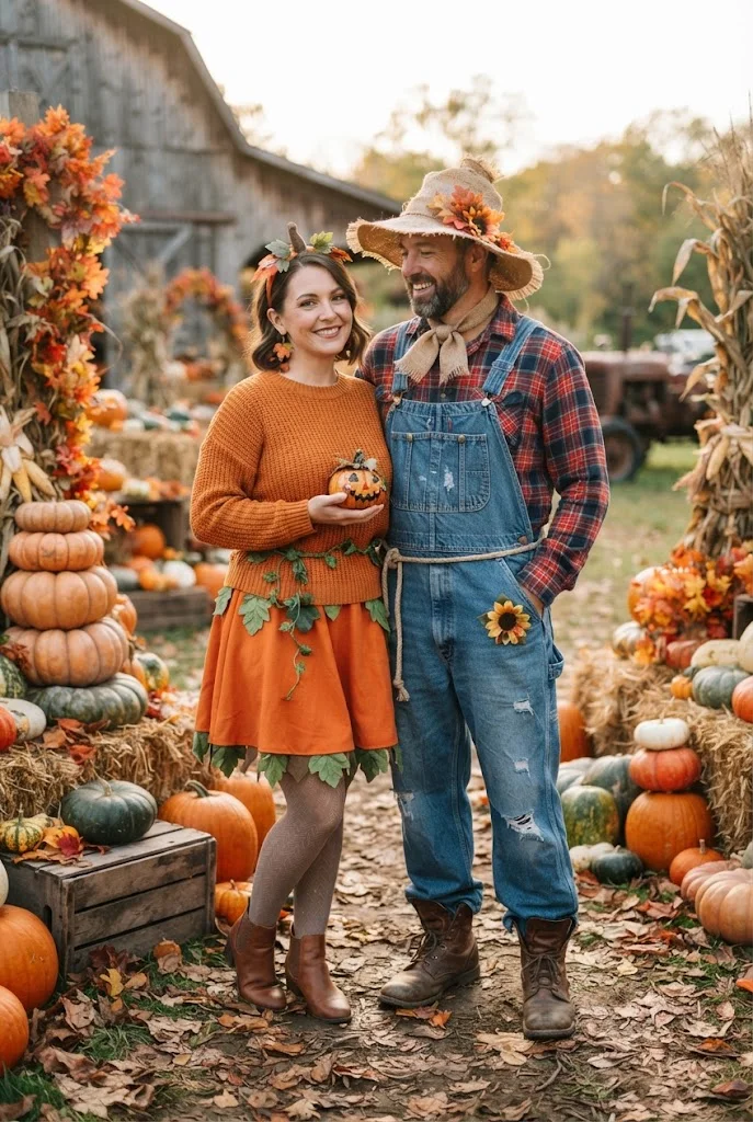 Pumpkin and Scarecrow