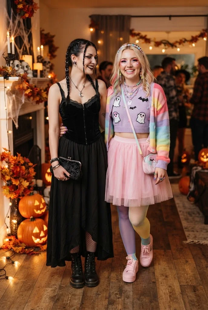 Wednesday and Enid Inspired Duo